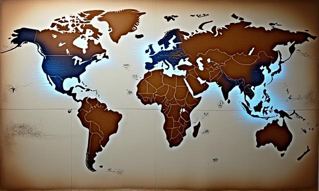 Digital representation of an ancient map with machine learning data overlays